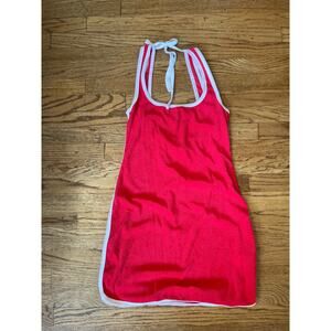 Urban Outfitters Red and White Midi Dress